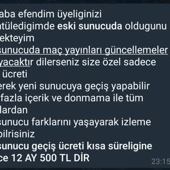 Alfa IP TV Yıllık Kullanım Hakkının Haksız Yere Engellenmesi Hakkında Şikayet.