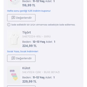 LCW Pişmanlık Mağdurum