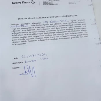 Türkiye Finans Katılım Bankası Zorla Sigorta Yapıyor