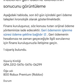 Google Play Ücret İadesi Sorunu