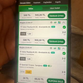 Bilyoner Üyesiyim Haksızlığa Uğradım