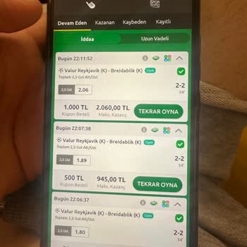 Bilyoner Üyesiyim Haksızlığa Uğradım