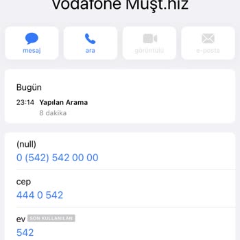 Vodafone Müşteri Temsilcisine Bağlanılmıyor