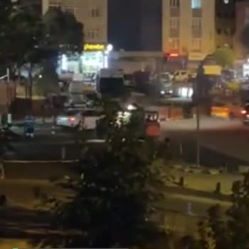 Eyüpsultan/Yeşilpınar Gece Saatlerinde Kazı Çalışması