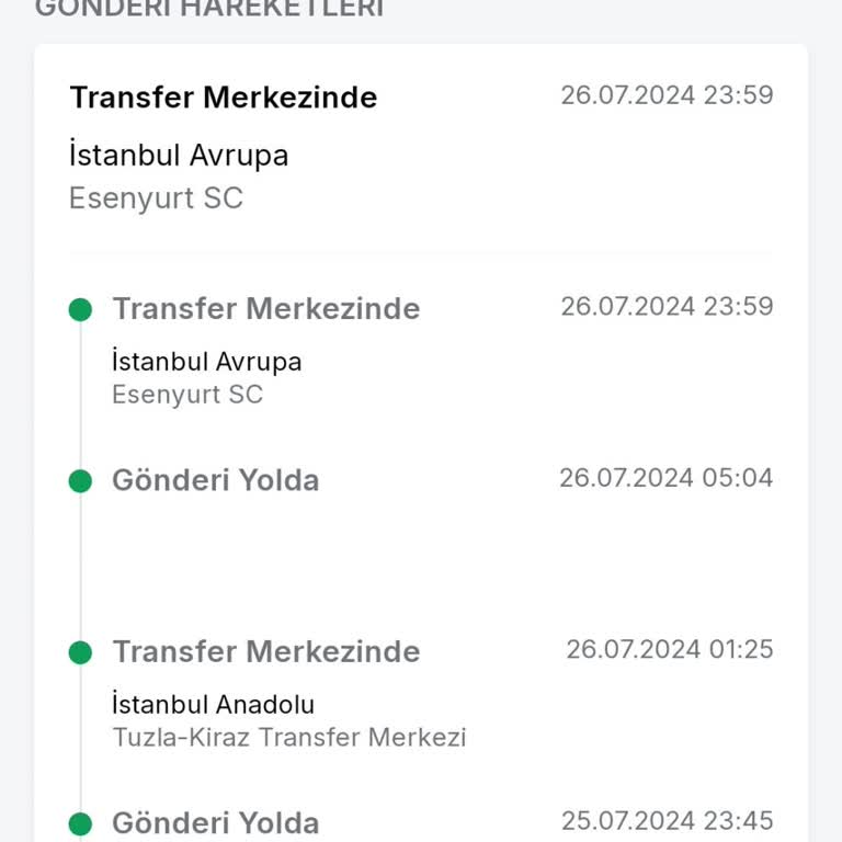 Trendyol Express Express'in İstanbul Esenyurt Transfer Merkezi Kargoları Göndermiyor
