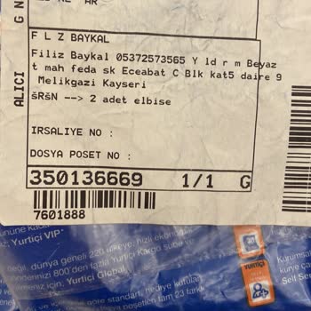 Medine Şar Design Yanlış Ürün Gönderip Değişim İçin 250 TL Ücret Talep Ediyorlar