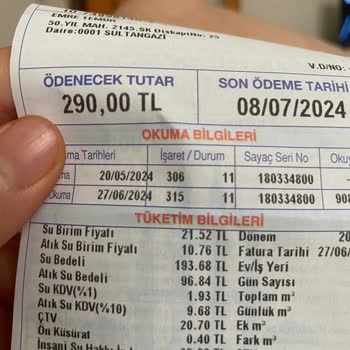 İSKİ Su Faturası Fazla Geldi