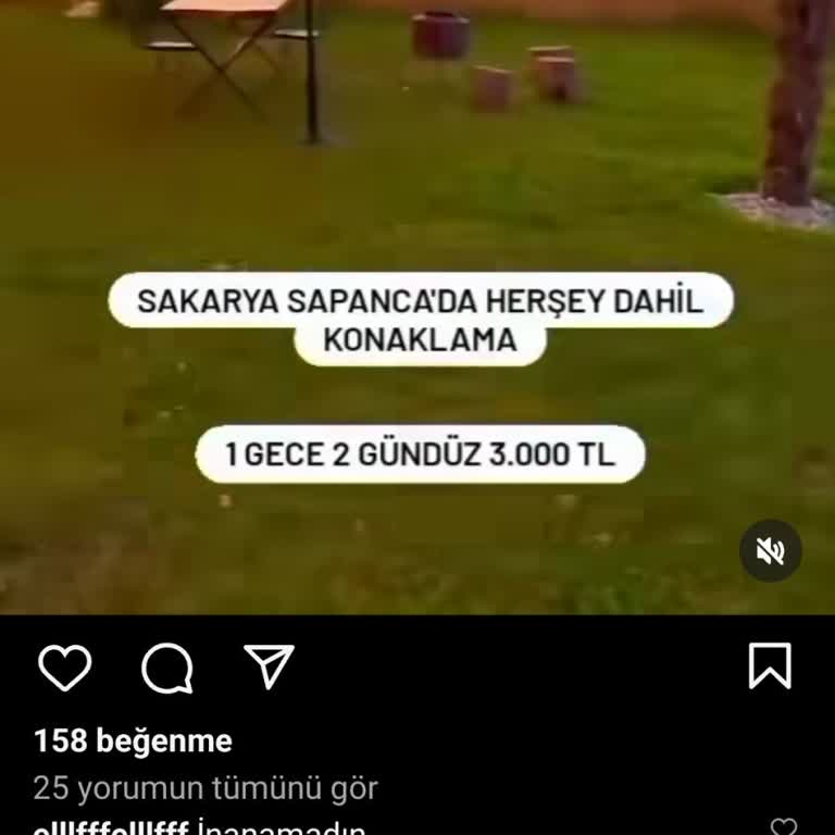Newworldbungalovsapanca (Instagram) Yanıltıcı