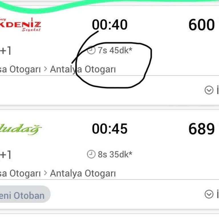 Obilet Otobüs Detayı Doğru Değil!