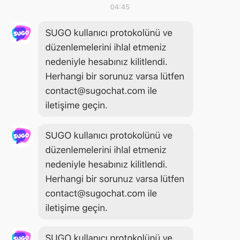 Sugo Protokolü İhlali Hesap Kitleme