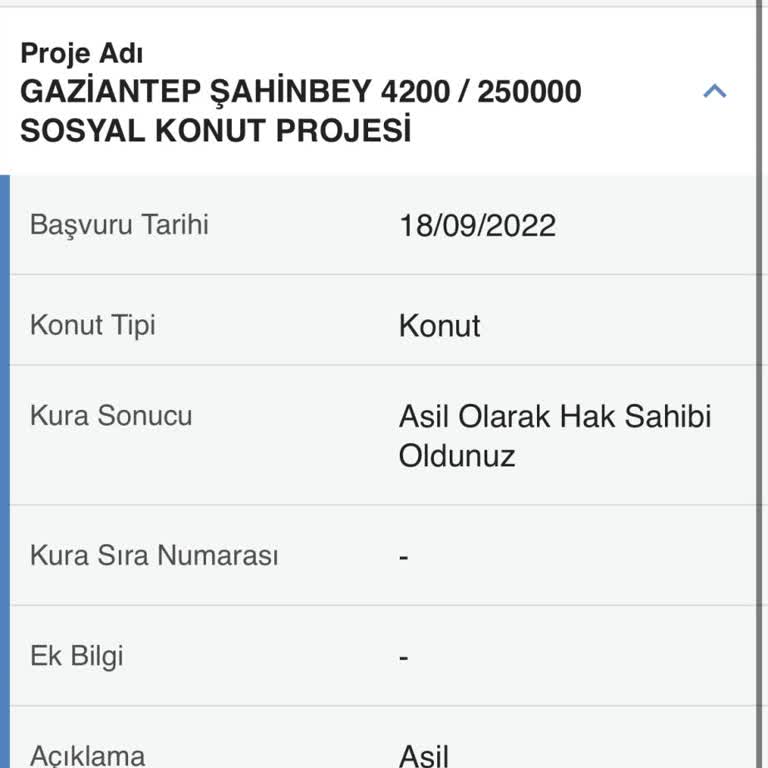 TOKİ 2500/4200 Konut Gaziantep