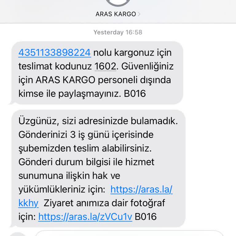 Sürat Kargo Kargomu Teslim Almadım