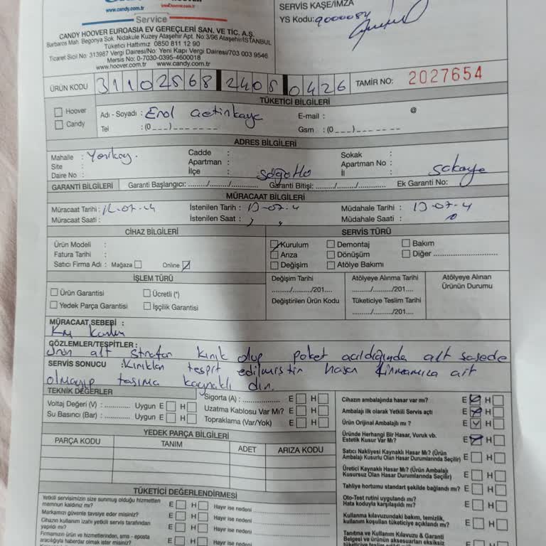 Horoz Lojistik İadeyi Almayan Firma