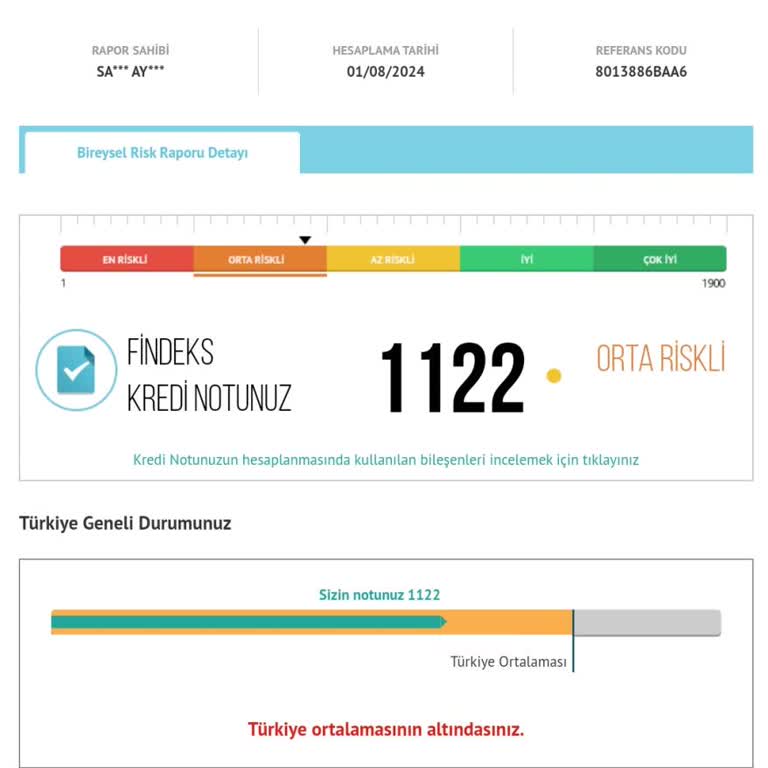 Findeks Notu Güncellenmiyor Mağduriyet