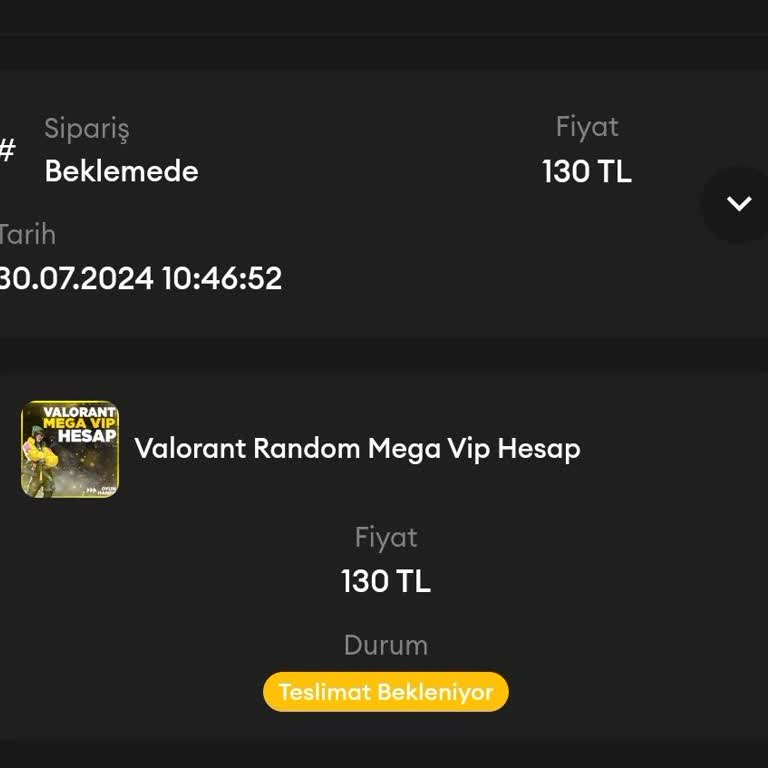 Oyun Hanem Sitesinden Alınan Hesap Teslim Edilmedi