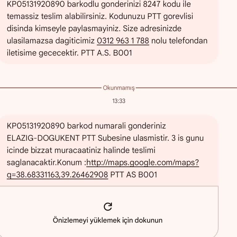 Elazığ PTT Kargo'da Yaşanan Teslimat Sorunları