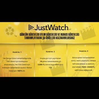 justwatch.com.tr Görev Yap Para Kazan Fragman İzle!