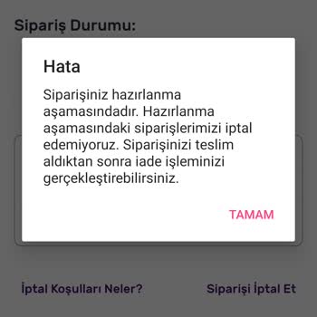 Gratis Siparişim 4 Gündür Kargoya Verilmedi