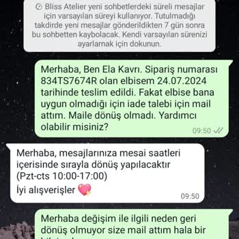Bliss Atelier Hesabı Hakkında Şikayet