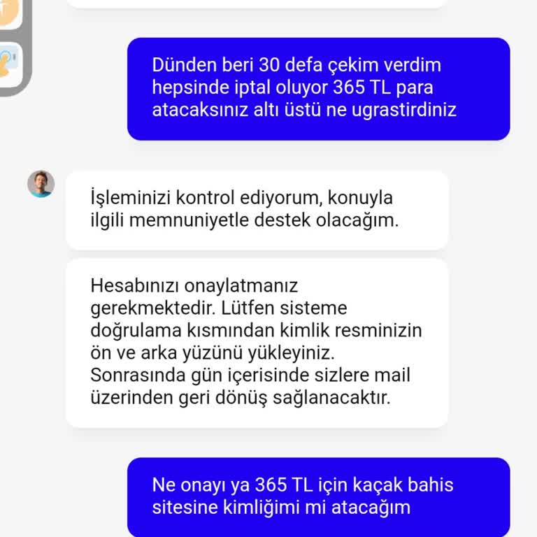 Rokubet 365 TL İçin Belge İstiyor