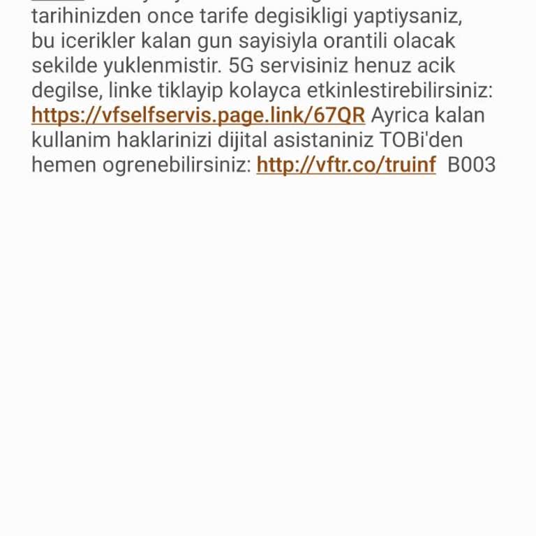 Vodafone'dan Beklenmedik Fatura Ve Müşteri Hizmetleri Sorunu