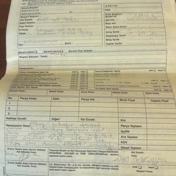 LG Bozuk Klima, Düzgün Çalışmayan Teknik Servis