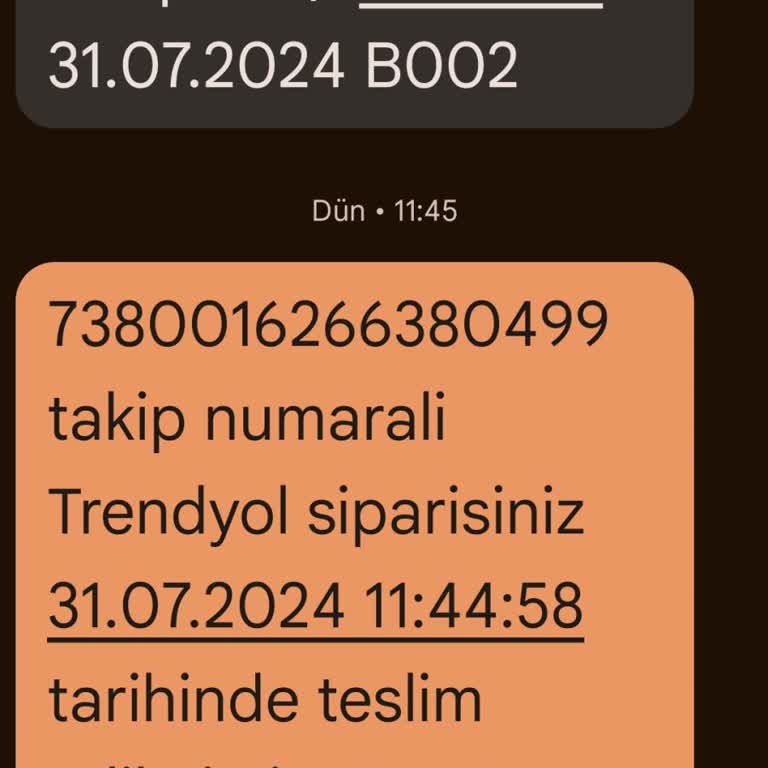 Borusan Lojistik Ürünü Getirmeden Teslim Edildi Mesajı Gönderdi