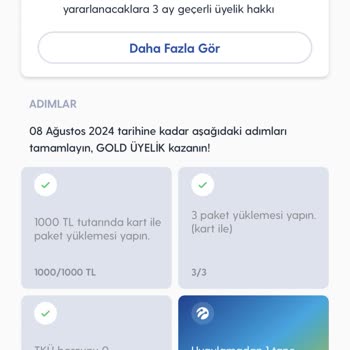 Turkcell Pişmanlıktır, Gold Üyeliğimi Aktif Etmedi!