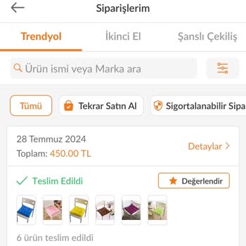 Trendyol Hamile Yastık Adlı Firma Eksik Kargo Gönderimi
