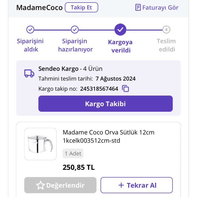 Sendeo Kargo Çok Kötü