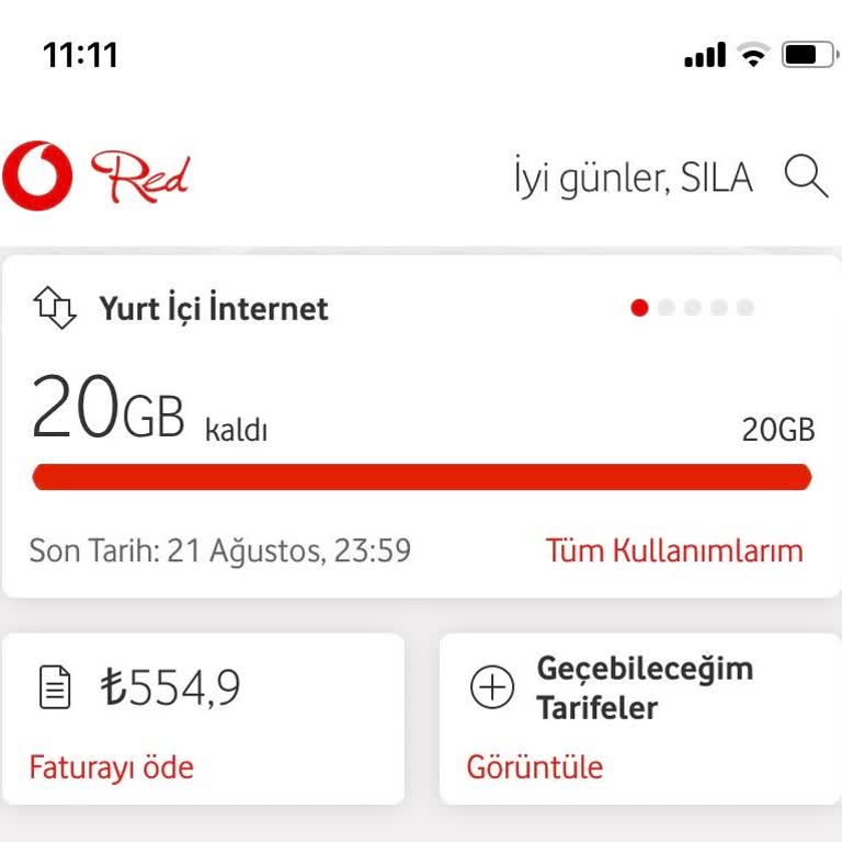 Vodafone Hat Geçişine Rağmen Fatura Kesilmesi Ve Tarife Yenilenmesi