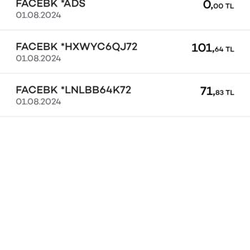 Meta Pay Facebook Bilgim Dışı Kredi Kartımdan USD Olarak Paralar Çekmiş