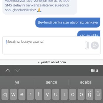 Obilet Uçak Bileti İptali