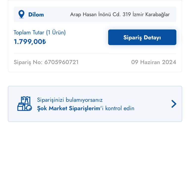 Şok Net Şok Online Siparişim Hala Ulaşmadı