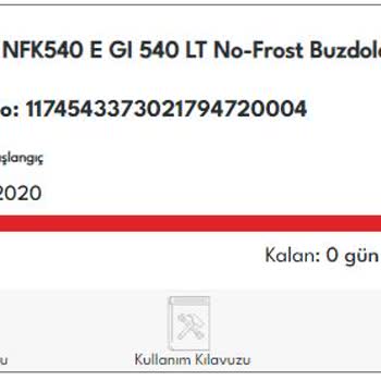 Vestel NFK540 E Gı 540 Litre No-Frost Buzdolabı