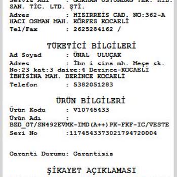 Vestel NFK540 E Gı 540 Litre No-Frost Buzdolabı