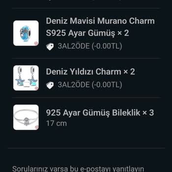 Charmdunyasi.com Sipariş Eksik Geldi