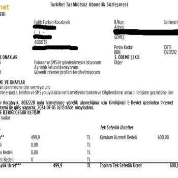 TurkNet Yasal Süreci Geçmesine Rağmen Bağlatılmayan Sabit İnternet