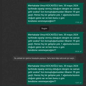 GS Store Ödemesini Yaptığım Dergimi Göndermiyor