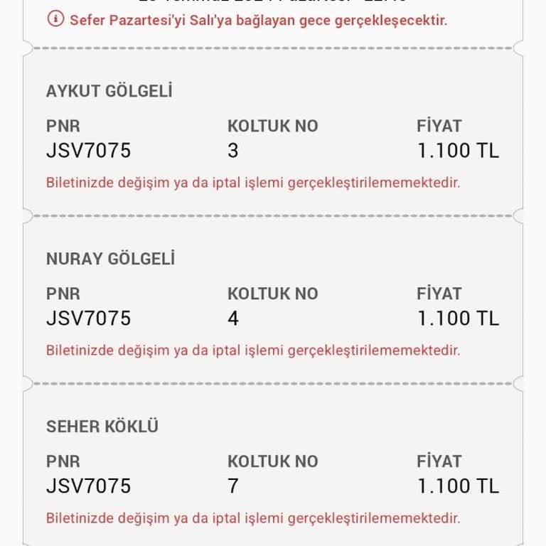 Obilet İptal İade İşlem