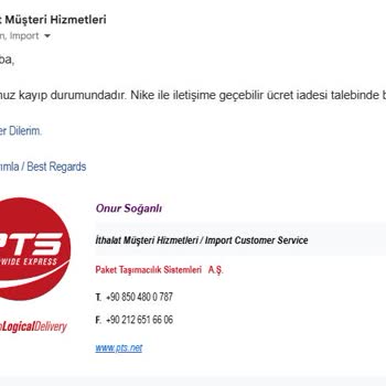 Nike Kayıp Kargo Mağduriyeti