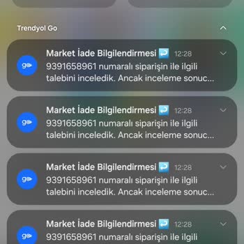 Trendyol GO Eksik Ürün Teslimi