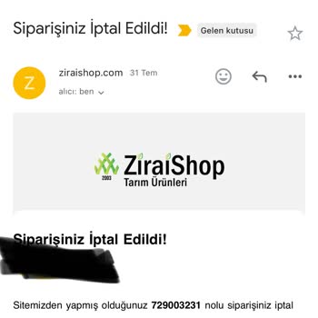 Ziraishop Muhatap Yok Engellediler İade Yapmıyorlar