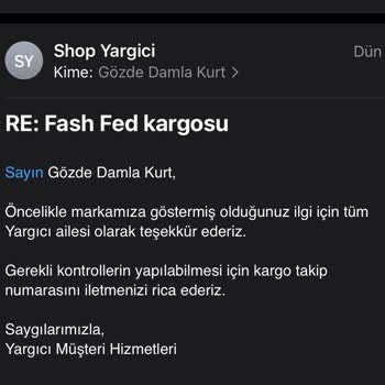 Yargıcı Ürünümü Kargoya Teslim Etmiyor