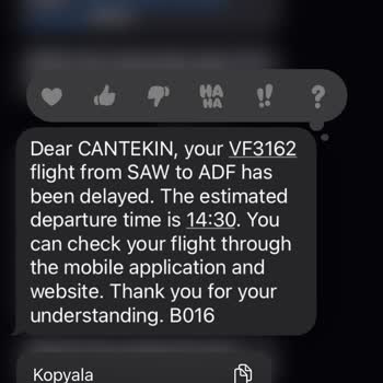 Ajet Fazladan Bilet Satımı (konaklama 100 € Hikayesi)