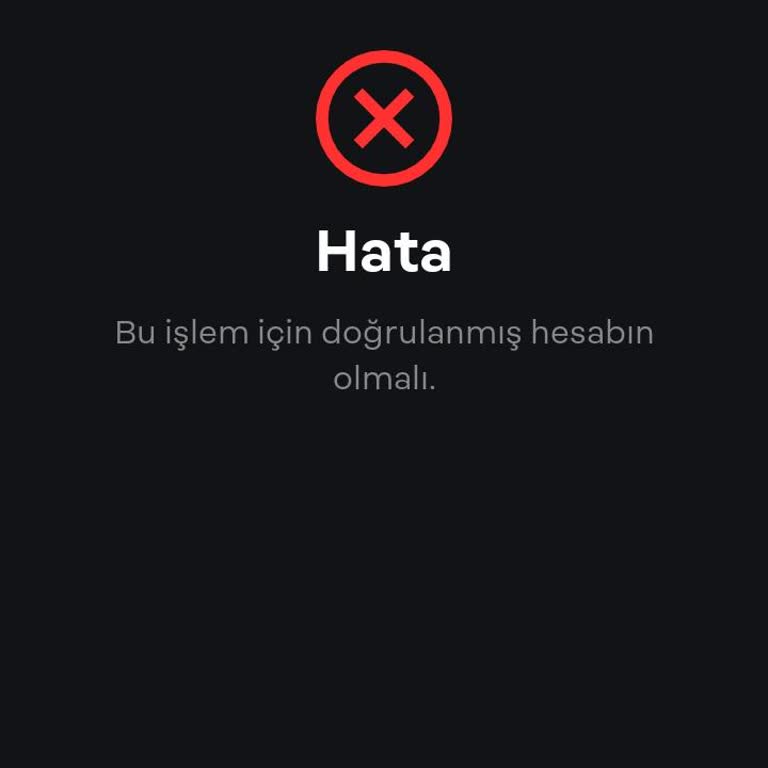 Papara Hesap Doğrulama Hatası