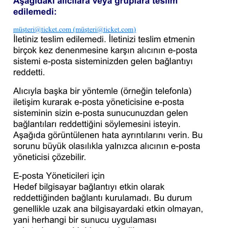 Ticket Restaurant Yemek Kartı Talebi