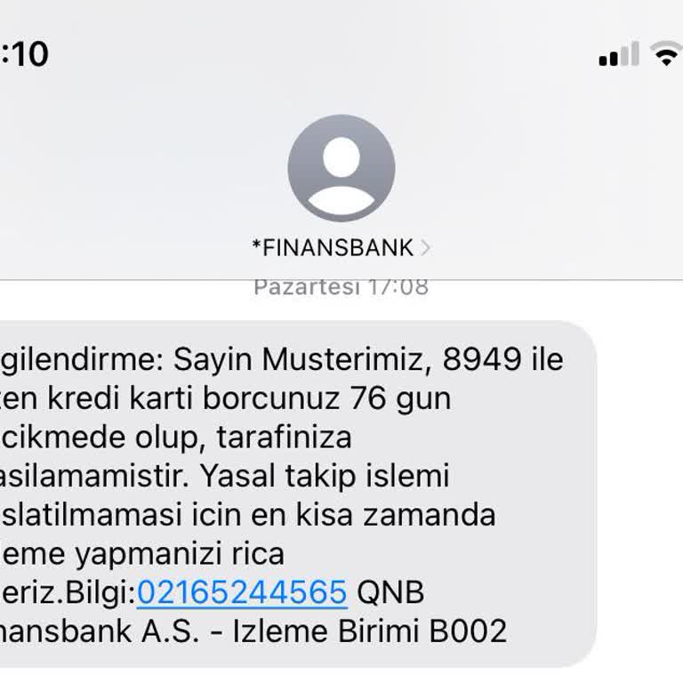 QNB Finansbank Yasal Takip Süreci