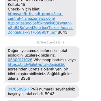 Kamil Koç Para İademi Yapmadı