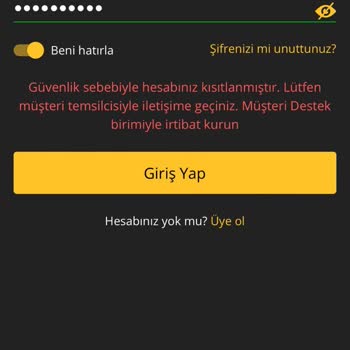 Mobilbahis'in Parama El Koyup Hesabımı Askıya Alması